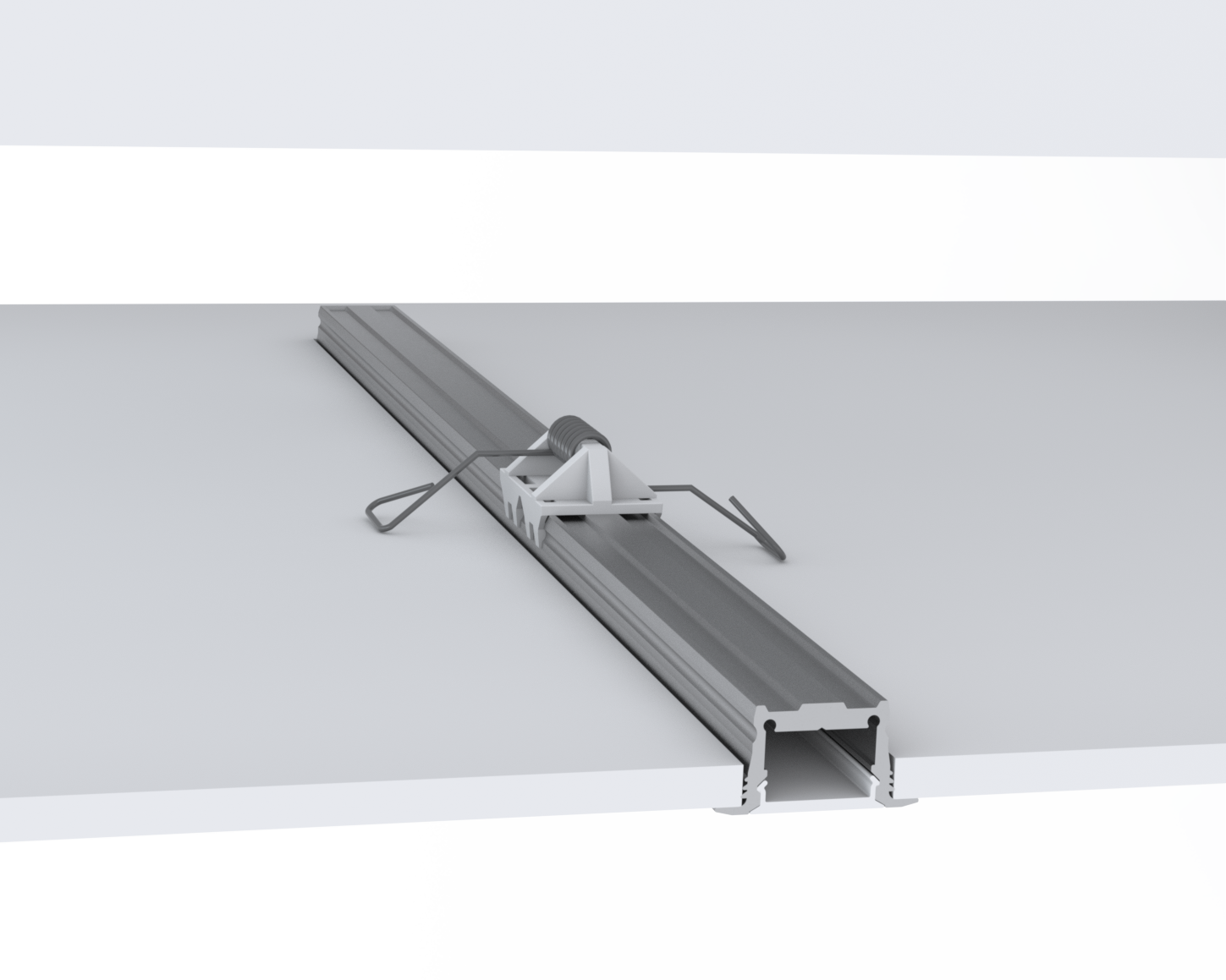 Uitvoerbaar Scheiden zonde TRPA2521 | Building-in aluminium profile for 1 LED-strip, Flügel-Profil  SMALL, Länge 1m | Radium.de