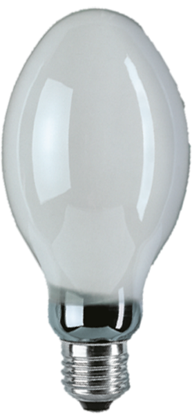 Sockel E27 /80W RADIUM Quecksilberdampf-Hochdrucklampe HRL® Ellipsoidform 