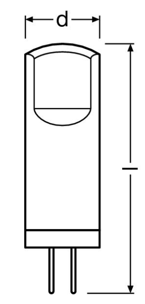 Led Pin Rl Pin20 1 8w 12 Wfl 827 G4 Radium De