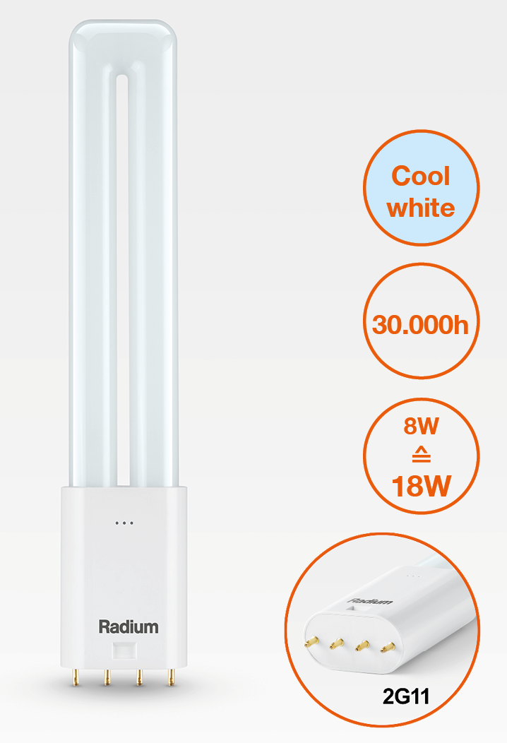 LED Essence Long - Retrofit für Ralux, RL-LONG18 840/2G11 UN